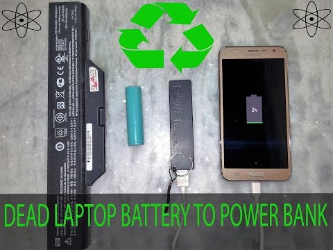 DEAD LAPTOP BATTERY TO POWERBANK