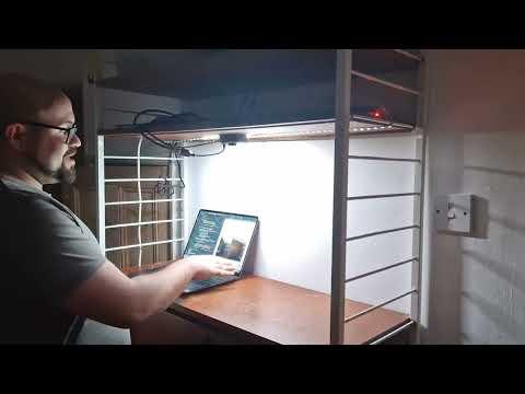 DEB-Forge - Viam Powered Smart Desk With Contextual Lighting System