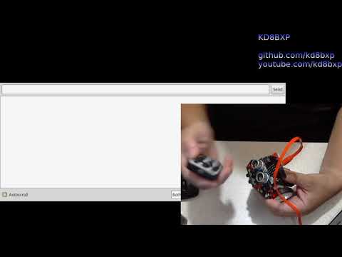 DF Robot Maqueen Robot LED Blink IR Code Read and Matrix Display