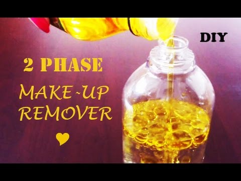 DIY: 2 phase make-up remover