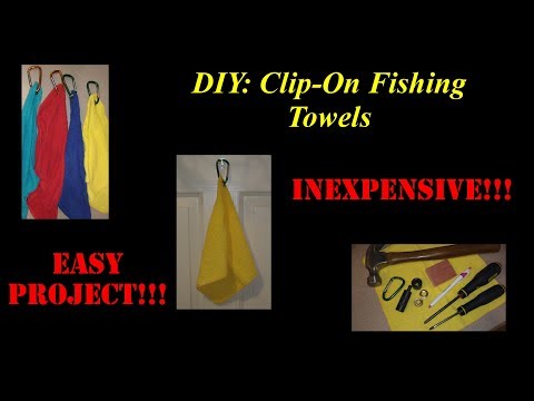 DIY: Clip-On Fishing Towels