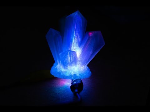 DIY: Crystal with auto color changing