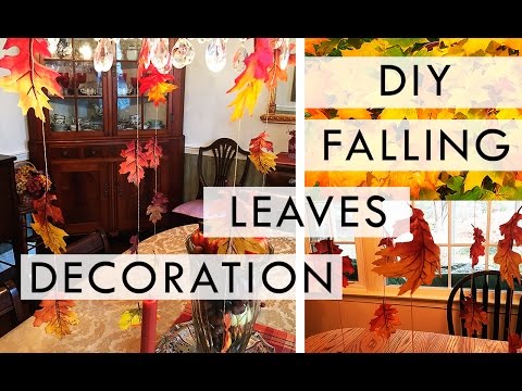 DIY: Falling Leaves Decoration