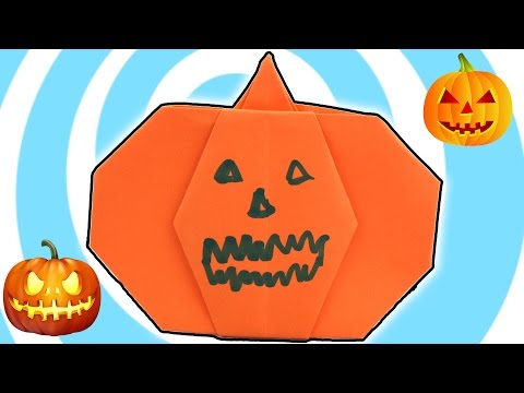 DIY: Halloween Paper Origami Pumpkin Instructions