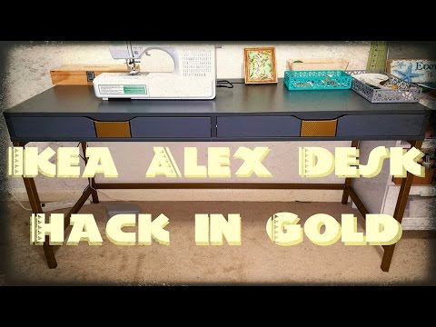 DIY: Ikea Alex Desk Hack