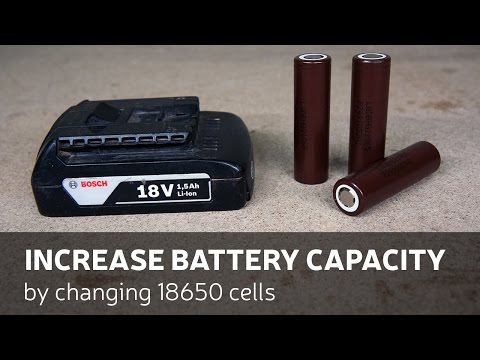 DIY: Increase Battery Capacity By Changing 18650 Cells