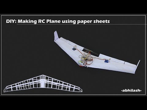 DIY: Making RC plane using Paper Sheets