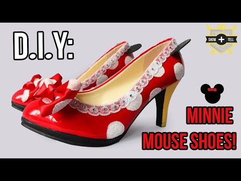 DIY: Minnie Mouse High Heel Shoes Tutorial!