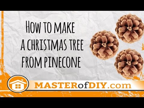 DIY: Pine cone Christmas Tree - Christmas Decorations