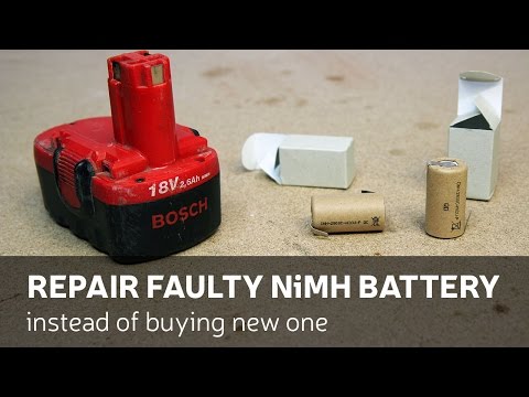 DIY: Repair Faulty NiMH Battery Instead Of Buying New One