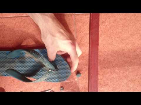 DIY: Repairing your flips flops