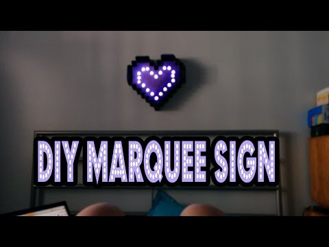 DIY $5 Marquee Sign