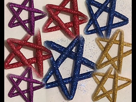 DIY : Christmas Ornaments | How to make shining star using paper