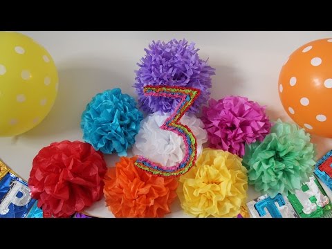 DIY : How to make Tissue Paper flower | Arts &amp;amp; Crafts | Decoration