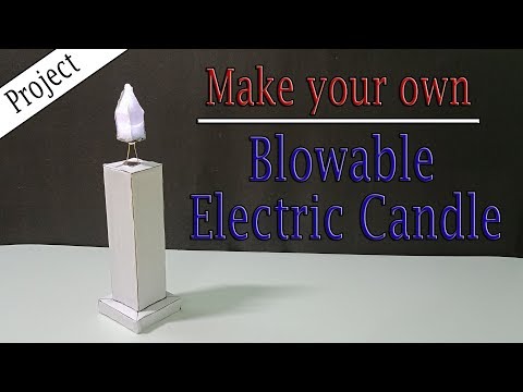 DIY || Blowable Electric Candle