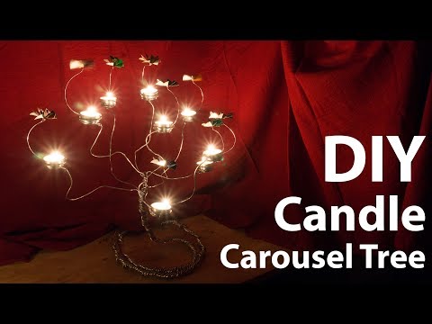 DIY || Candle Carousel Tree Tutorial