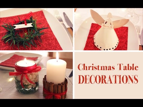 DIY | Christmas Table Decorations