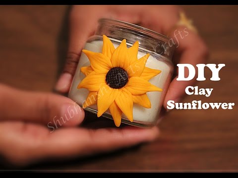 DIY | Clay flower Tutorial - Sunflower | Easy &amp;amp; quick