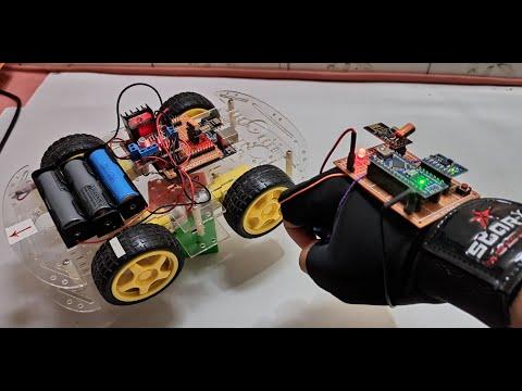 DIY | Hand Gestures controlled car using Arduino | nRF24l01 | MPU6050