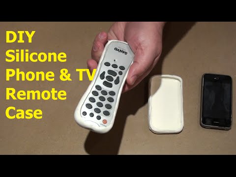 DIY | How To Make a Silicone Phone and TV Remote Control Case | Tutorial