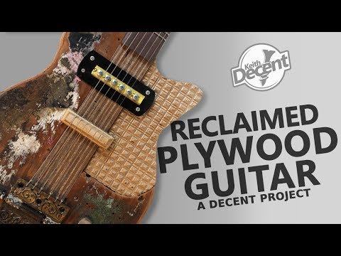 DIY  ELECTRIC GUITAR FROM PLYWOOD - a Decent project