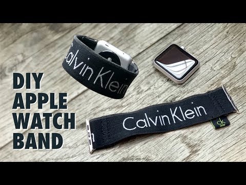 DIY - Apple Watch Band from Underwear (CK, LV, Champion, Fila, Supreme, Gucci, etc.)