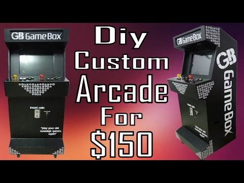 DIY - PlayStation custom arcade | walk-through of the arcade