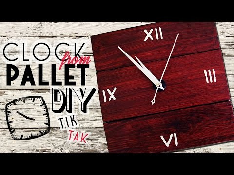 DIY - clock from pallet