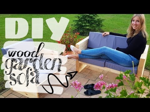 DIY - wood garden sofa