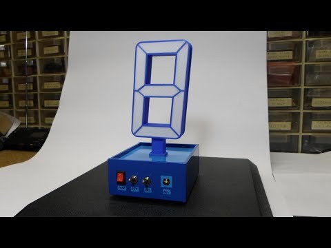 DIY 3D Printed Single Digit Arduino clock
