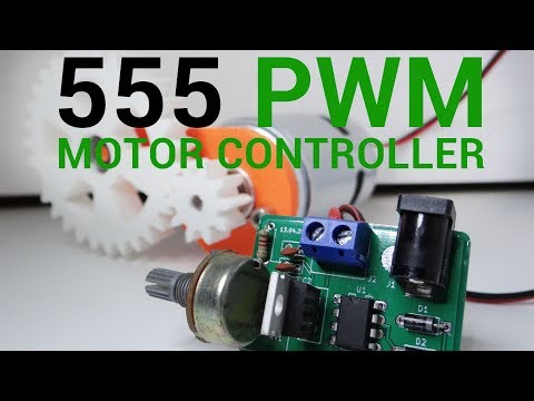 DIY 555 PWM DC motor controller