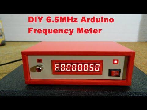 DIY 6.5MHz Arduino frequency meter with MAX7219 7segment Led module