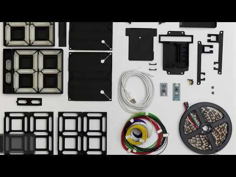 DIY 7 Segment Clock / Features / Instructions