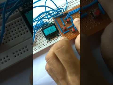 DIY 8-bit game on a breadboard using arduino pro micro.