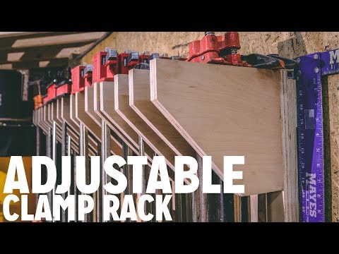 DIY Adjustable Clamp Rack