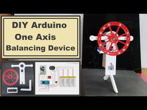 DIY Aduino One Axis Self Balancing Device