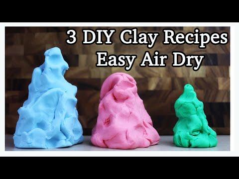 DIY Air Dry Clay Recipes (FAST and EASY)