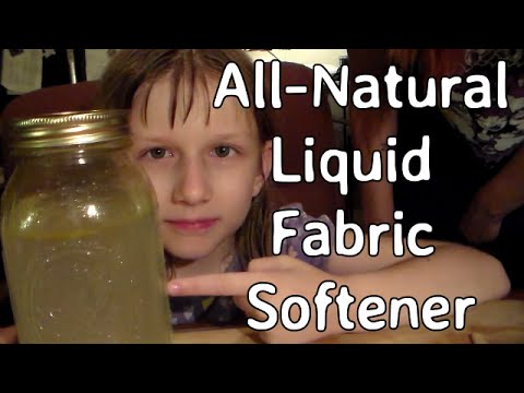 DIY All Natural Liquid Fabric Softener