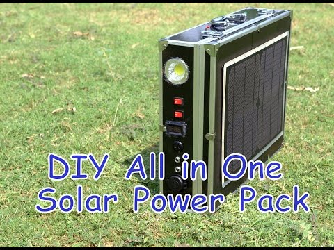 DIY All in One Solar Power Pack