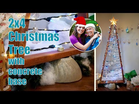 DIY Alternative 2x4 Wood Christmas Tree