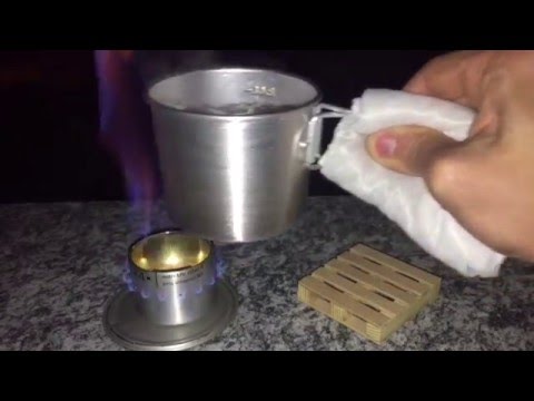 DIY Aluminium Camping Stove