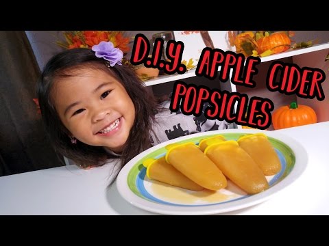 DIY Apple Cider Popsicles | Easy Recipes for Kids