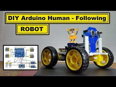 DIY Arduino Human Following Robot