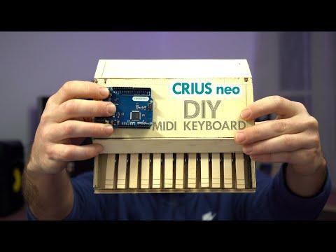 DIY Arduino MIDI KEYBOARD &quot;CRIUS neo&quot; [2021] [GREEK]