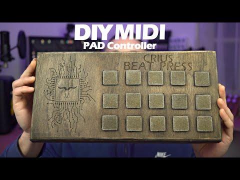 DIY Arduino MIDI Pad Controller &quot;Crius Beat Press&quot; [GREEK] [2021]
