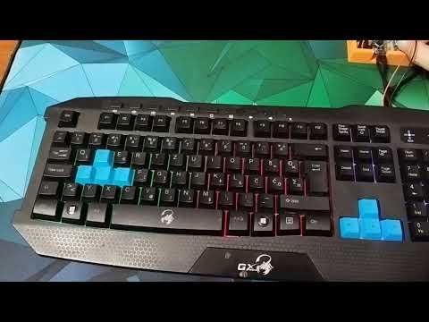 DIY Arduino RGB keyboard demo