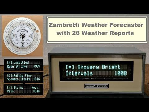 DIY Arduino Zambretti Weather Forecaster on VFD Display