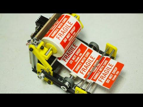 DIY Arduino based Auto Label sticker dispenser | Ardiono based project