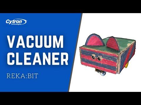 DIY Automated Vacuum Cleaner using REKA:BIT with micro:bit | Tutorial for Beginners