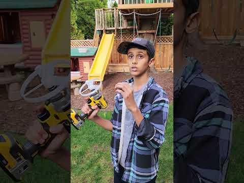 DIY Automatic flying propeller using Drill / Impact Driver